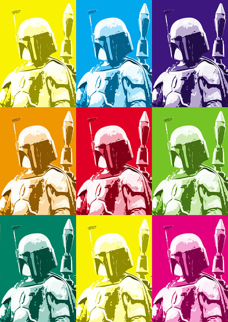 Boba Fett Popart